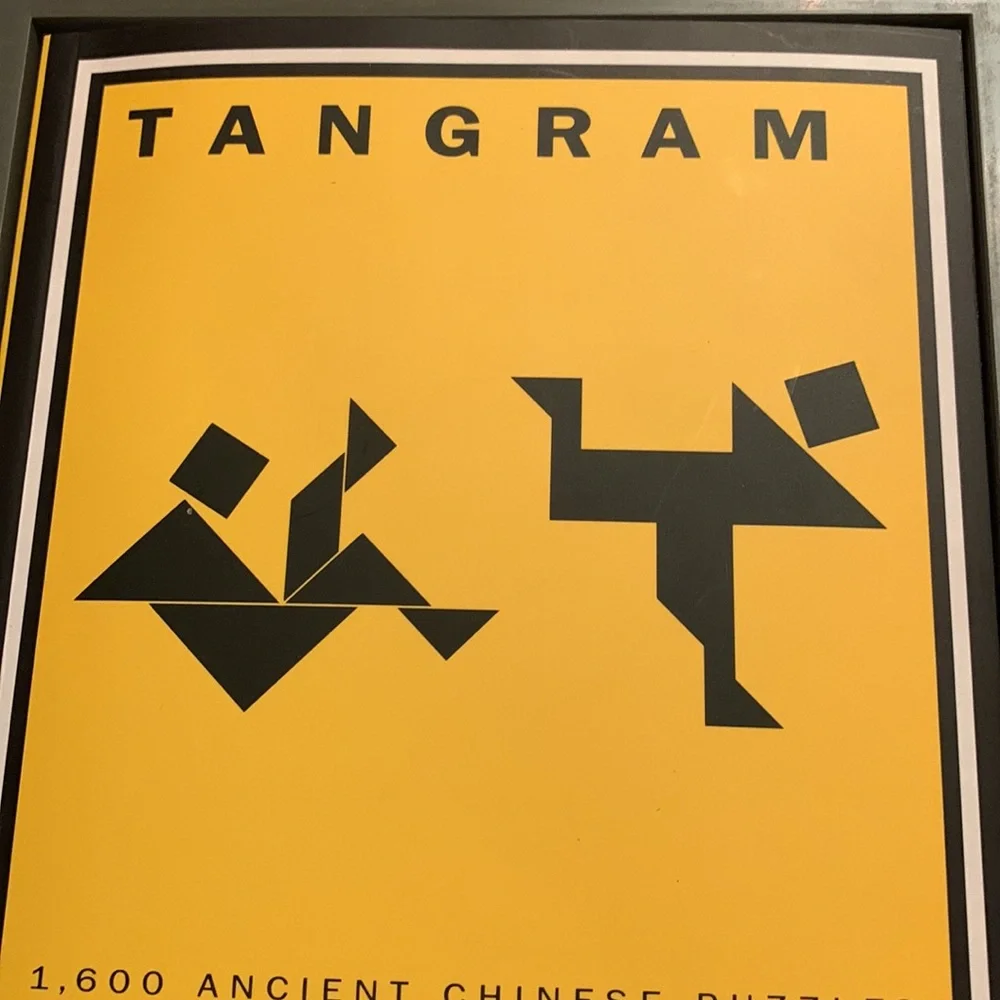 Tangram LARGE 1,600 ancient Chinese puzzles games Elffers Schuyt HOURS OF FUN